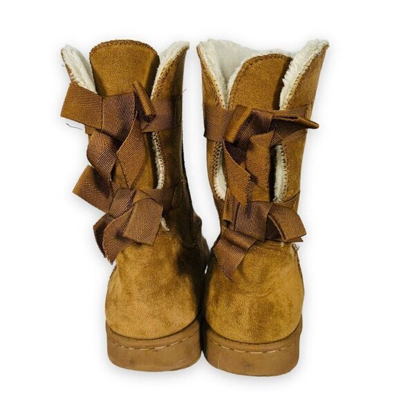 Unbranded Suede with Fur Lining Winter Boots Brown Women's 6 - Picture 5 of 12